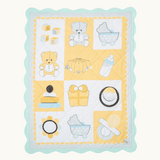 Little Charms Aqua Quilt