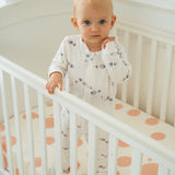 Little Charms Coral Crib-sheet