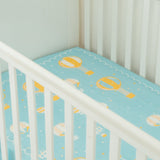 Lullaby Blue Crib-sheet