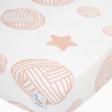 Lullaby Peach Crib-sheet