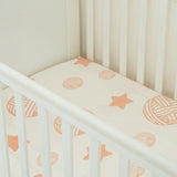 Lullaby Peach Crib-sheet