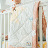 Sunshine Peach Crib-sheet