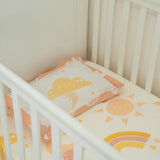 Sunshine Peach Crib-sheet