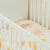 Sunshine Peach Crib-sheet