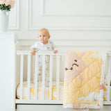 Sunshine Peach Crib-sheet
