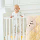 Sunshine Peach Crib-sheet