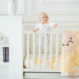 Sunshine Peach Crib-sheet