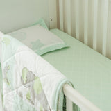 Wildlife Pistachio Crib-sheet