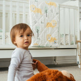 Wildlife Pistachio Crib-sheet