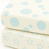 Little Charms Aqua Crib-sheet
