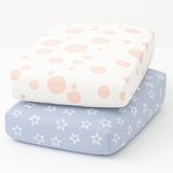 Little Charms Coral Crib-sheet