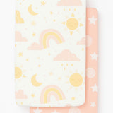 Sunshine Peach Crib-sheet