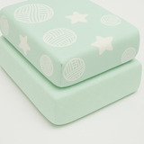 Wildlife Pistachio Crib-sheet