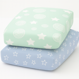 Wildlife Plum Crib-sheet